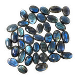 Wholesale Labradorite Cabochon, Natural Gemstone Labradorite Cabochon, Wire Wrapping Jewelry Supplies, Jewelry Making, 28mm-38mm, 4Pc/5Pc