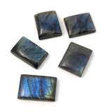 Wholesale 5 Pcs Shape Labradorite Cabochon, Natural Gemstone Labradorite Cabochon, Wire Wrapping Jewelry Supplies, DIY Jewelry 22mm-27mm