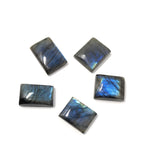Wholesale 5 Pcs Shape Labradorite Cabochon, Natural Gemstone Labradorite Cabochon, Wire Wrapping Jewelry Supplies, DIY Jewelry 22mm-27mm