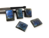 Wholesale 5 Pcs Shape Labradorite Cabochon, Natural Gemstone Labradorite Cabochon, Wire Wrapping Jewelry Supplies, DIY Jewelry 22mm-27mm