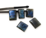 Wholesale 5 Pcs Shape Labradorite Cabochon, Natural Gemstone Labradorite Cabochon, Wire Wrapping Jewelry Supplies, DIY Jewelry 22mm-27mm