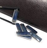 Sapphire Gemstone Connectors, Sterling Silver Gemstone Briolette Double Loop Charms, Jewelry Supplies, Jewelry Findings, 36.5mmX10mm, 1 Pc