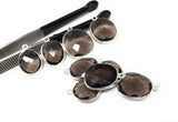5Pcs Smokey Quartz Charms, Sterling Silver Gemstone Charms, Wholesale Jewelry Supplies for DIY Jewelry Making, Bulk Lot Charms