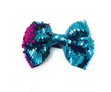 5" Double Side Reversible Sequins Hair Bows Without Clip for DIY Craft Kids Headwear Supplies, DIY Crafts , Hair Accessories