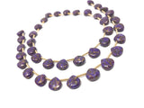 Purple Copper Turquoise Gemstone Beads, Turquoise Beads, Wholesale Bulk Beads for DIY Jewelry Making, Jewelry Supplies, 8.5mmX8.5mm , 19 Pcs