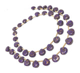 Purple Copper Turquoise Gemstone Beads, Turquoise Beads, Wholesale Bulk Beads for DIY Jewelry Making, Jewelry Supplies, 8.5mmX8.5mm , 19 Pcs