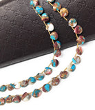 Oyster Copper Turquoise Gemstone Beads, Turquoise Beads, Wholesale Bulk Beads for DIY Jewelry Making, Jewelry Supplies, 8.5X8.5mm , 22 Pcs