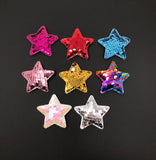 Star Sequins Padded Patch Applique, Star Applique, Star Patch, DIY Crafts, Headwear Supplies, DIY Hair Clips Supplies, 1 Pc