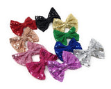 Sequin Bow Hair Clips, Hair Bow Kids Girl Hair Accessories, Girls Hair Clip , Pigtail Hair Clips, 1 Pc