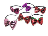Hair Bow Headband, Flip Sequins Hairband, Girls Headband, Hair Accessories, Large Bow Mermaid Headband, Birthday Gift and Party Favors, 1 Pc