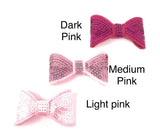 2" Sequins Bows for DIY Headbands, DIY Crafts, Headwear Supplies, Mini Bow Headband DIY Supply, Bow Embellishments, 1 Pc