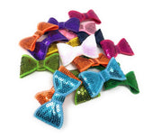 2" Sequins Bows for DIY Headbands, DIY Crafts, Headwear Supplies, Mini Bow Headband DIY Supply, Bow Embellishments, 1 Pc