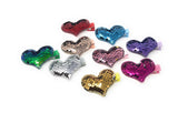 Girls Heart Hair Clips, Barrettes Sequins Clips for Toddlers, Birthday Gifts, Princess Girls Hair Clips, 1 Pair