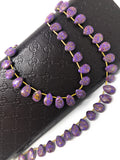 Purple Copper Turquoise Gemstone Beads, Turquoise Beads, Wholesale Bulk Beads for DIY Jewelry Making, Jewelry Supplies, 10X7.5mm , 23 Pcs