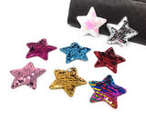 Star Sequins Padded Patch Applique, Star Applique, Star Patch, DIY Crafts, Headwear Supplies, DIY Hair Clips Supplies, 1 Pc