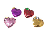 Reversible Sequin Heart Shape Hair Clips, Sequins Hair Bow Kids Hair Accessories, Valentines Clips for Girls, 1 Pc