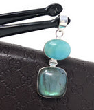 Labradorite Pendant, Larimar Pendant, Gemstone Pendant, Gemstone Jewelry, Sterling Silver Pendant, Bohemian Jewelry, Wholesale Pendant