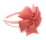 Hair Bow Headband for Girls, Hair Accessories for Kids, Satin Lined Hard Hair bow Hairband, Birthday Gift and Party Favors, 1 Pc