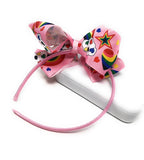 Hair Bow Headband for Girls, Large Pink Unicorn Headband, Hair Accessories for Kids, Birthday Gift and Party Favors, 1 Pc