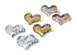 Girls Heart Hair Clips, Barrettes Sequins Clips for Toddlers, Birthday Gifts, Princess Girls Hair Clips, 1 Pair