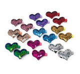 Girls Heart Hair Clips, Barrettes Sequins Clips for Toddlers, Birthday Gifts, Princess Girls Hair Clips, 1 Pair