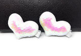 Girls Heart Hair Clips, Barrettes Sequins Clips for Toddlers, Birthday Gifts, Princess Girls Hair Clips, 1 Pair