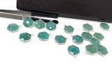 Natural Amazonite Gemstone Charms, Sterling Silver Charms, Jewelry Supplies for Jewelry Making, Wholesale Jewelry Findings, 1 Pc
