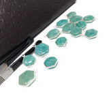 Natural Amazonite Gemstone Charms, Sterling Silver Charms, Jewelry Supplies for Jewelry Making, Wholesale Jewelry Findings, 1 Pc