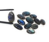 10Pcs/13 Pcs Labradorite Gemstone Charms, Sterling Silver Bulk Charms, Large Labradorite Charms for DIY Jewelry Making, 23x13mm - 30x18mm
