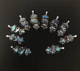 Labradorite Gemstone Pendant, Spiritual Healing Crystal Pendant, Sterling Silver Chakra Jewelry, Jewelry Supplies, Aura Cleansing Jewlery