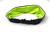 Wide Yoga Headband, Sports Running Headband for Women, Fitness Headband for Girls, Workout Headband for Gym, Stretchy Sweat Headband, Neon