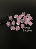 10pcs/ 15 Pcs Natural Sapphire Gemstone Connectors, Sterling Silver Bulk Wholesale Jewelry Supplies, 18X11mm