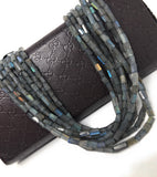 Labradorite Faceted Beads, Natural Gemstone Beads, Wholesale Beads, Bulk Beads, 13" Strand