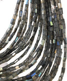 Labradorite Faceted Beads, Natural Gemstone Beads, Wholesale Beads, Bulk Beads, 13" Strand
