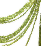 Natural Peridot Faceted Beads, Genuine Gemstone Wholesale Beads, Bulk Jewelry Supplies for Jewelry Making, 12.5" Strand