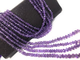 Natural Amethyst Gemstone Beads, Jewelry Supplies for Jewelry Making, Wholesale Bulk Gemstone Beads, 12.5" Strand