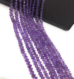 Natural Amethyst Gemstone Beads, Jewelry Supplies for Jewelry Making, Wholesale Bulk Gemstone Beads, 12.5" Strand