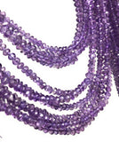 Natural Amethyst Gemstone Beads, Jewelry Supplies for Jewelry Making, Wholesale Bulk Gemstone Beads, 12.5" Strand