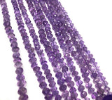 Natural Amethyst Gemstone Beads, Jewelry Supplies for Jewelry Making, Wholesale Bulk Gemstone Beads, 12.5" Strand