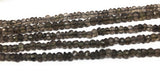 Natural Smokey Quartz Gemstone Beads, Jewelry Supplies for Jewelry Making, Wholesale Bulk Gemstone Beads, 12.5" Strand