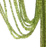 Natural Peridot Gemstone Beads, Genuine Gemstone Wholesale Beads, Bulk Beads for Jewelry Making, 3.5mm- 4mm Beads, 12.5" Strand