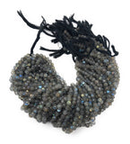 Natural Labradorite Gemstone Beads, Bulk Wholesale Beads for Jewelry Making, 6-7mm, 14" Strand
