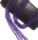 4mm Natural Amethyst Gemstone Beads, Jewelry Supplies for Jewelry Making, Wholesale Gemstone Beads, 13.5" Strand