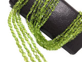 Natural Peridot Gemstone Oval Beads, Gemstone Wholesale Beads, Bulk Beads for Jewelry Making, 13"" Strand