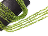 Natural Peridot Gemstone Oval Beads, Gemstone Wholesale Beads, Bulk Beads for Jewelry Making, 13"" Strand