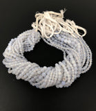 Natural Chalcedony Gemstone Beads, Jewelry Supplies for Jewelry Making, Wholesale Gemstone Beads, 13.5" Strand