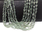 Green Amethyst Gemstone Beads, Prasiolite Beads, Natural Green Amethyst Pear Briolette Beads, Bulk Wholesale Gemstone Beads, 13" Strand