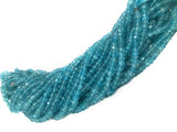Natural Apatite Gemstone Beads, Genuine Gemstone Wholesale Jewelry Supplies for Jewelry Making, 3.5-4mm, 13" Strand