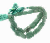 Natural Aventurine Gemstone Beads, Aventurine Beads, Wholesale Bulk Beads for Jewelry Making, 12x10mm-16x12mm , 8" Strand