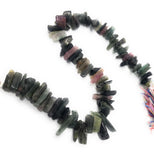 Multi Tourmaline Gemstone Beads - Rough Polished, Tourmaline Gemstone Beads, Jewelry Supplies, Wholesale Beads, 8" Strand, 7x3mm-16x5mm